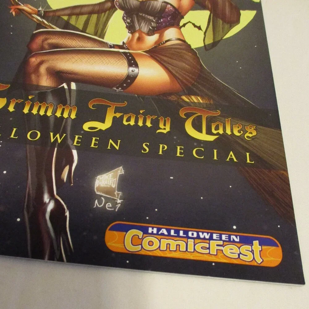 Grimm Fairy Tales Halloween Special Comic Medium Black Orange White Comic Book